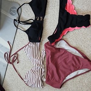 Victoria's Secret Pink Swimsuit Bundle Size XS/S